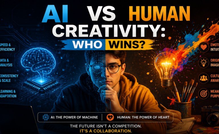 AI vs Human Creativity Who Will Win the Future