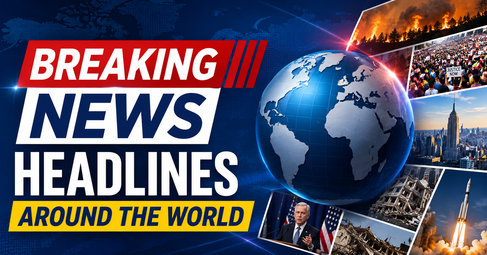 Breaking News Headlines Around the World Today
