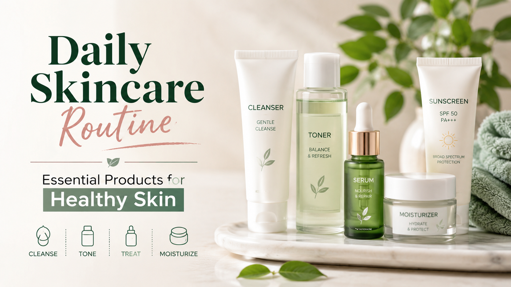 Daily Skincare Routine: Essential Products for Healthy Skin