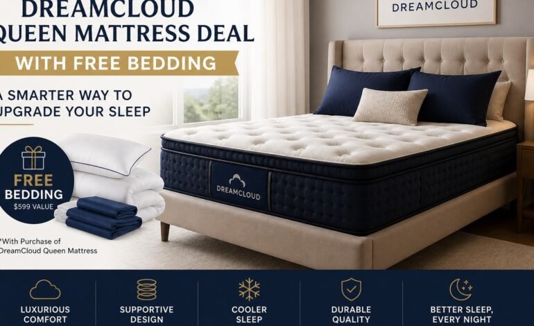 DreamCloud Queen Mattress Deal with Free Bedding: A Smarter Way to Upgrade Your Sleep