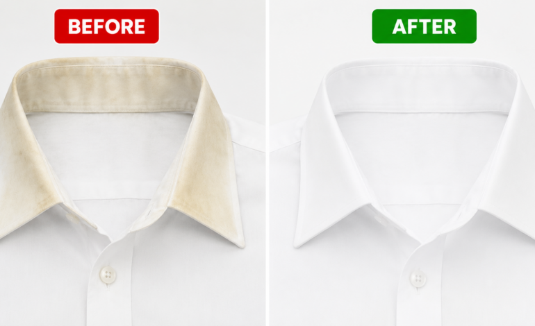 Easy Home Hacks to Remove Black and Yellow Shirt Collar Stains