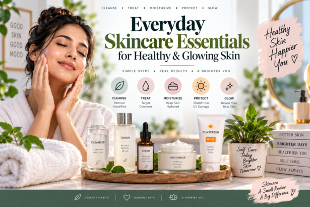 Everyday Skincare Essentials for Healthy & Glowing Skin