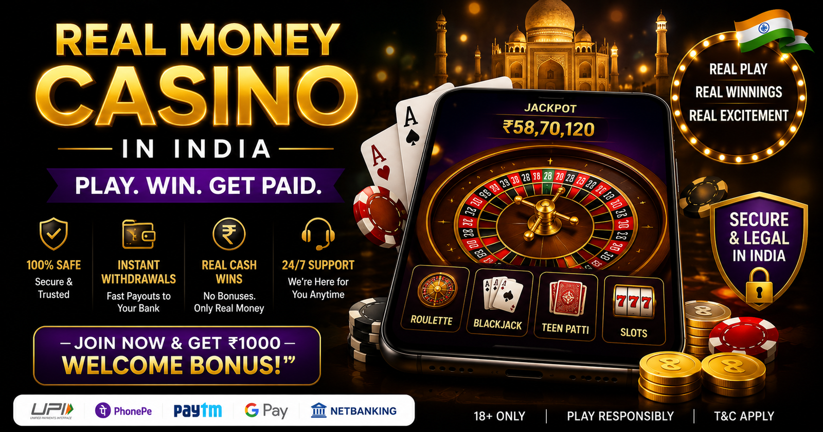 Real Money Casino India: Top Platforms to Play and Win