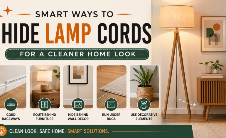 7 Smart Ways to Hide Lamp Cords for a Cleaner Home