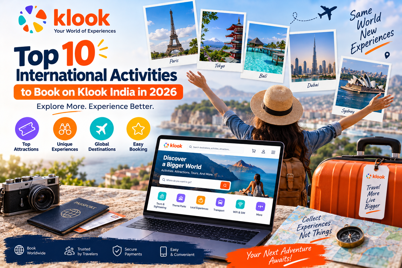 Top 10 International Activities to Book on Klook India in 2026