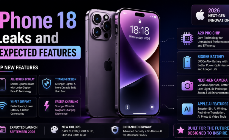 iPhone 18 Leaks and Expected Features