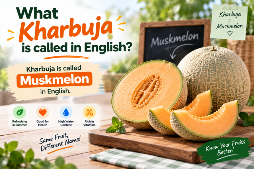 what Kharbuja is called in English