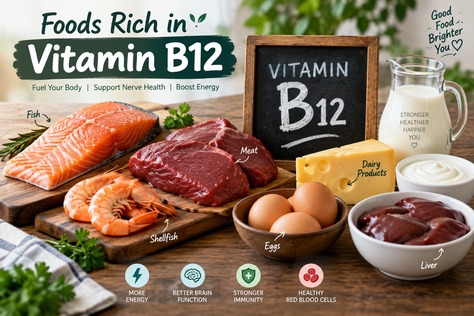 Foods Rich in Vitamin B12